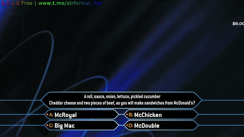 Who Wants To Be A Millionaire - Game 20