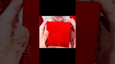 Red Dyed Block #relax #crunchycrumbles #oddlysatisfying #crushingtime #satisfying #soap #crunchy