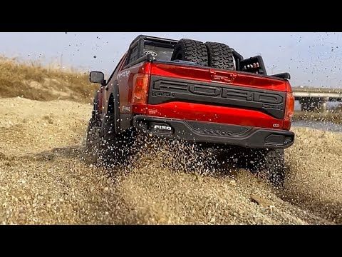 1/10 Scale Traxxas TRX4 FORD F150 RAPTOR | AXE 2700KV | Sand off-road Driving 4X4 RC Car