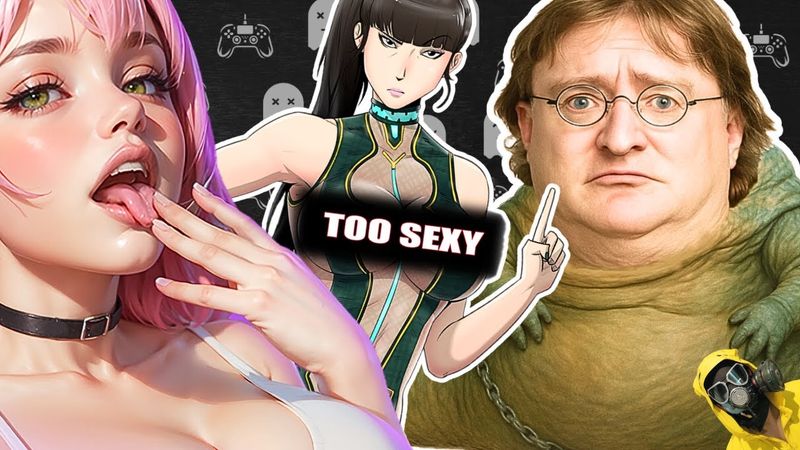 Масові блокування ігор 18+ скандал та цензура на Steam