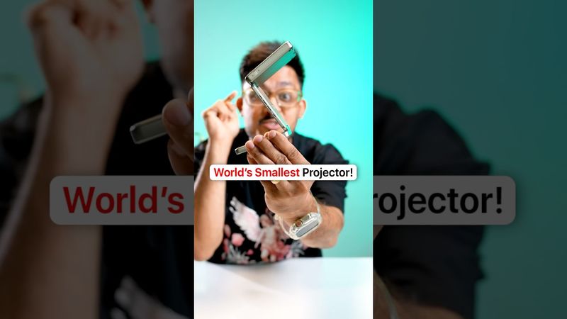 World's Smallest Projector! 📽️🔥