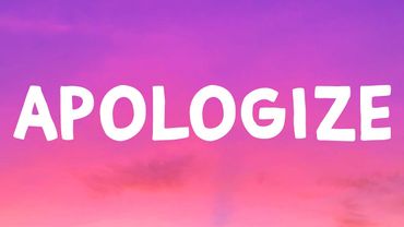 Timbaland - Apologize (Lyrics) Feat. OneRepublic