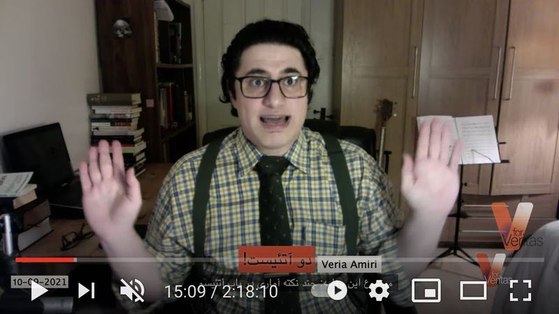 2Atheists_Veria Amiri_Full live show 10-09-2021 دو آتئیست_برنامه زنده کامل وریا امیری_عمید
