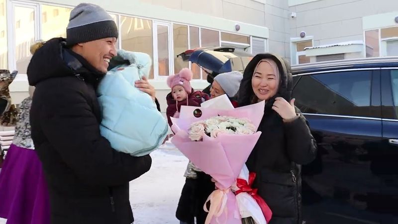 Шахшадиярды роддомнан шығарып алу күні. 20.12.2023 ж