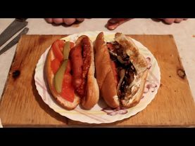 ХОТ- ДОГИ ИЗ ТОГО ЧТО ЕСТЬ В ХОЛОДИЛЬНИКЕ