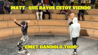 EMETSUKI SE PONE A BAILAR EN EL PARQUE KENNEDY