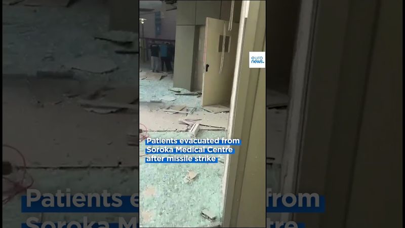 Iranian barrage strikes hospital in southern Israel as conflict enters day seven