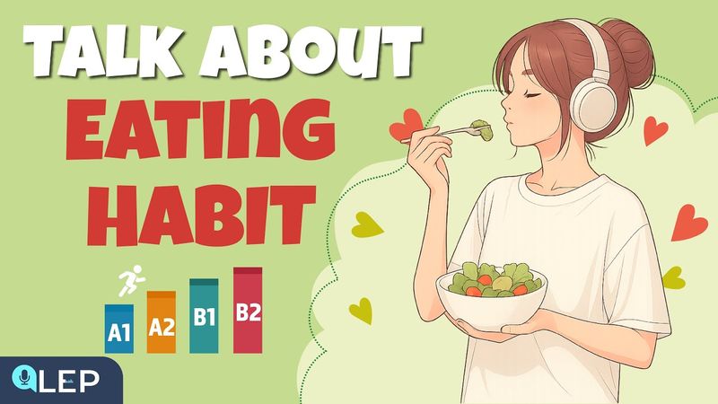 Podcast Slow English para Shadowing | Conversando sobre Hábitos Alimentares | Podcast de Inglês d...