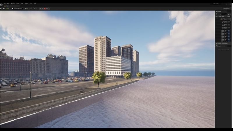 Unreal Engine 5.3 - Creating a City with WorldBLD|CityBLD (Beta 0.2.5) - Modern City Kit (P 1) - 4K