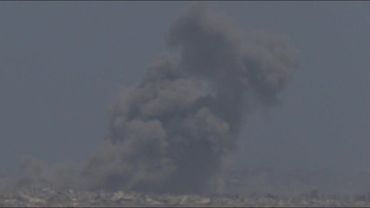 Heavy smoke billows amid Israeli operations in Gaza | AFP
