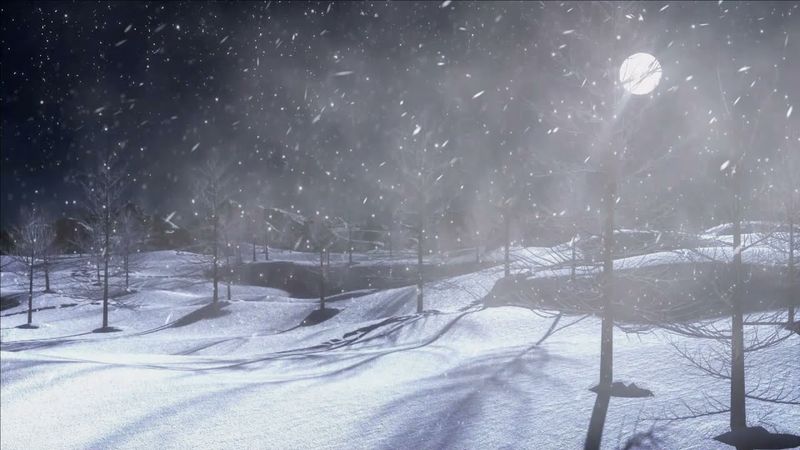 Очень холодно за окном, зимняя ночь, метель❄❄❄