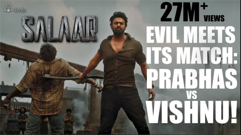 TRIBAL WOMEN'S RESCUE! Prabhas vs. Vishnu | Salaar Movie Scene | Hombale Films