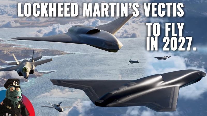 Lockheed Martin unveiled its Vectis stealthy unmanned fighter jet