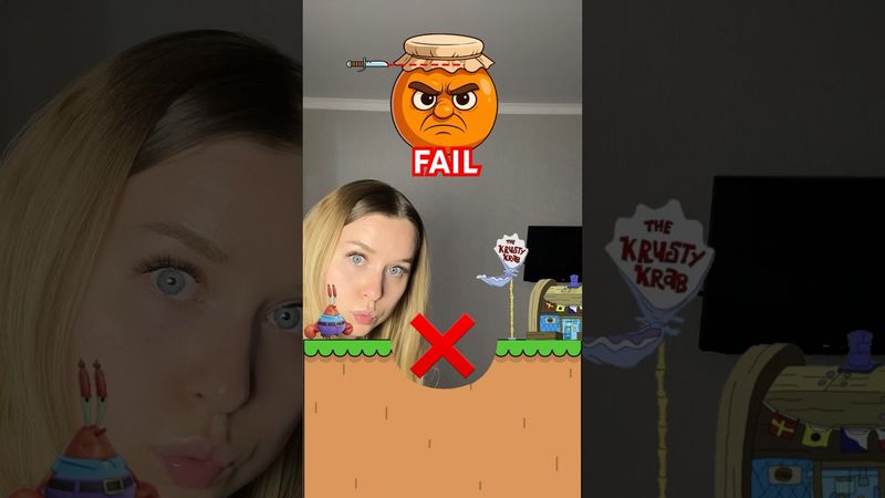 SpongeBobās ChallengešIMPOSSIBLEš#shorts