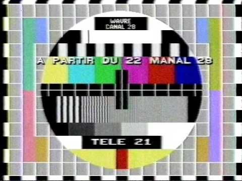 TV-DX Tele21 E28 PM5544 Wavre Canal 28 18.05.1990