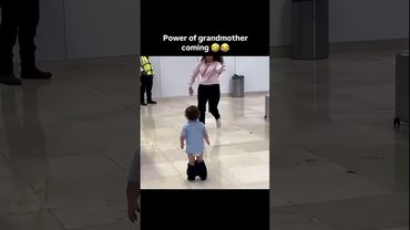 Power of grandmother coming 😂 #funny #cutebaby
