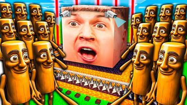 МОЯ ЗАЩИЩЁННАЯ БАЗА ПРОТИВ 10000 ТУНГ ТУНГОВ! НАС РАЗРУШИЛИ! МАЙНКРАФТ