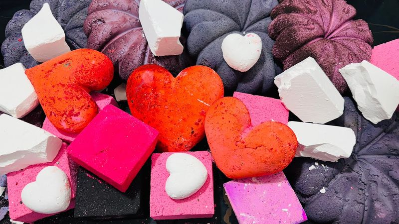 Variety Texture Dyed Chalk Crush ASMR | Oddly Satisfying ASMR