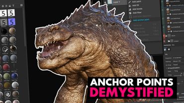 Pontos de ancoragem simplificados no Substance Painter