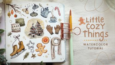 Little Cozy Things: Watercolor Doodle 🌲