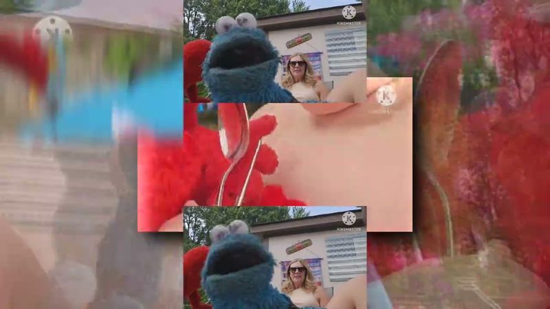 запрос от @ericajames-y1r: PLPMV Sesame Street l Donald Duck Chases Elmo's Cake l PBS KIDS Scan