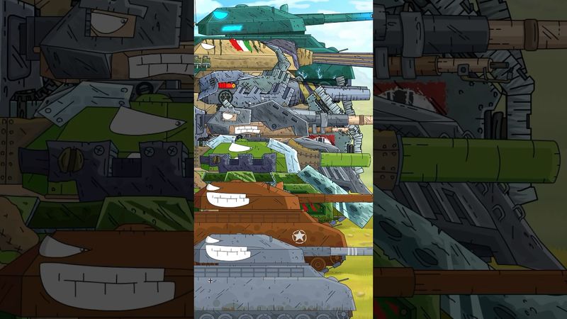 Вся история Ратте #gerand #ратте  #мультики_про_танки #shorts