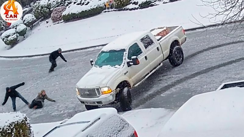 30 Minutes Of Icy Road Madness Caught on Camera #21