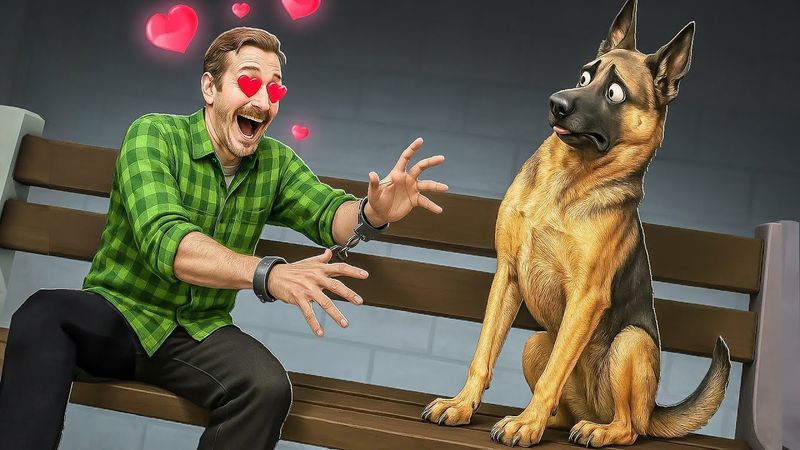 ЖАЛЬ ЭТУ СОБАЧКУ И ЗА ЭТО МЫ СУДИМ ДРУГА!!!