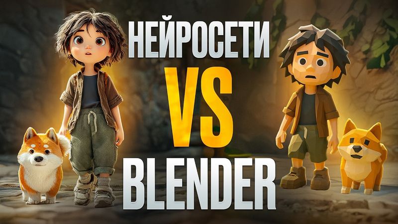 НЕЙРОСЕТИ VS BLENDER 3D / МЫ ПРОИГРАЛИ