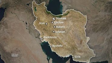 ANIMATED MAP - Main known sites of the Iranian nuclear programme | AFP