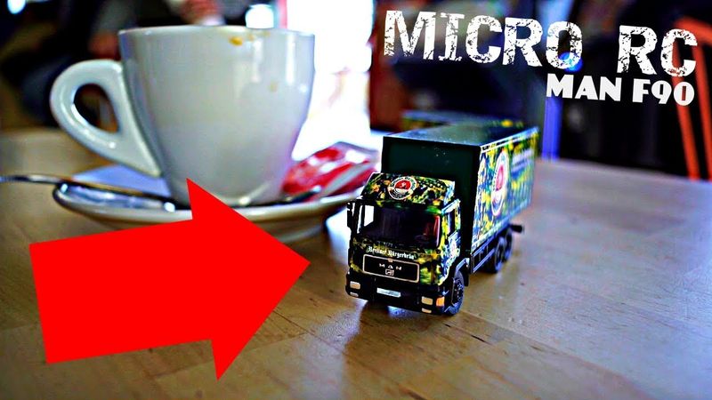 MICRO RC - MAN F90 Koffer-Hängerzug