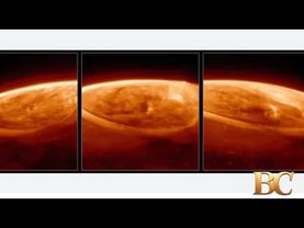 NASA’s Webb Space Telescope captures bright auroras on Jupiter