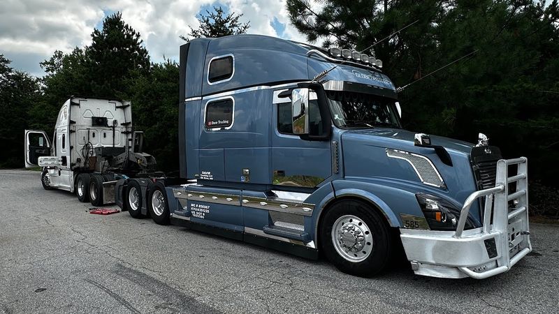 Дальнобой США.. Ремонт дифференциала..