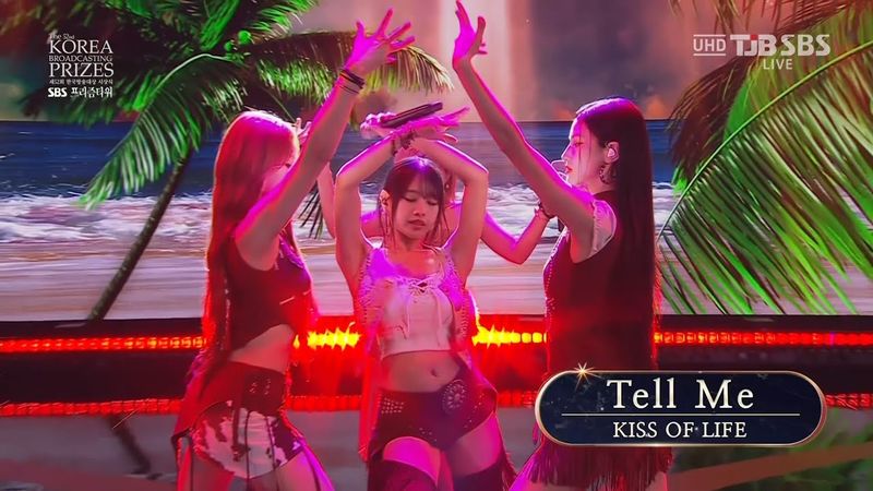 KISS OF LIFE (키스오브라이프) - Tell Me | 250903 SBS 제52회 한국방송대상 시상식