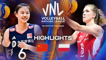 China 🇨🇳 vs. Poland 🇵🇱 - Highlights | Week 1 | Women's VNL 2025