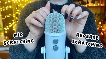 ASMR Mic Scratching & Reverse Mic Scratching for Sleep (No Talking)