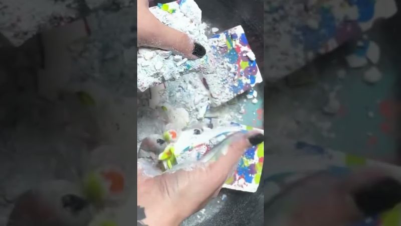 Fresh Dusty Splat Dyed Chalk