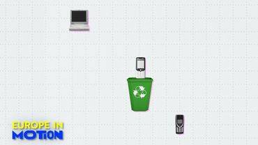 Which countries are littering Europe with electronic waste instead of reclying?