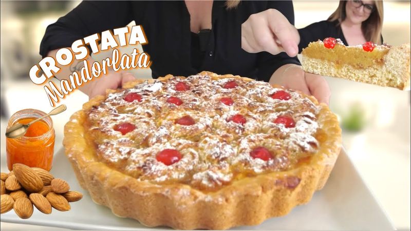 CROSTATA MANDORLATA Pasta Frolla FRAGRANTE e Pasta di Mandorle MORBIDA e profumata