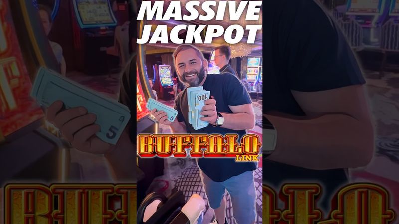 OMG! BIGGEST WIN OF MY LIFE ON BUFFALO LINK & THE BEST VIDEO EVER IN YOUTUBE HISTORY! #shorts #fyp