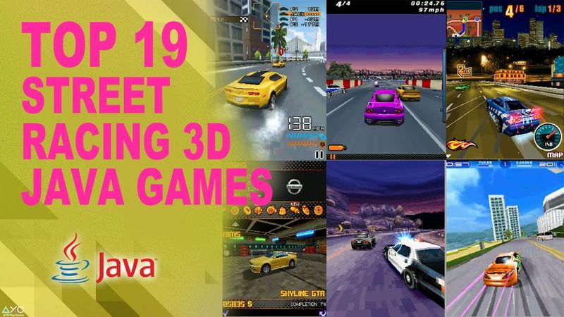 TOP 19 Street Racing 3D Java Games | game hp jadul balapan jalanan 3D mana yang seru?