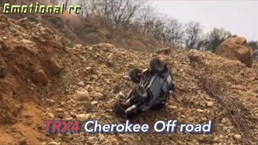 Traxxas TRX4 Jeep Cherokee Xj Construction Off road 4x4 Rc car