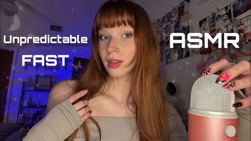 40+ Minutes of Chaotic Fast & Aggressive ASMR (Mouth Sounds, Mic Triggers, Unpredictable)