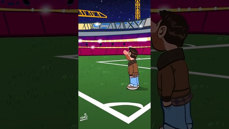 Messi came by his home for a visit and then left. ❤️🥲