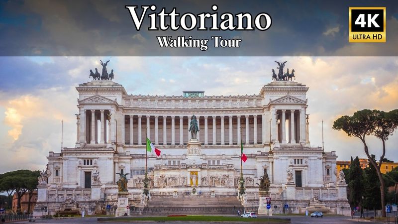Roms Vittoriano – Endlich im Nationaldenkmal | 4K Stadtspaziergang