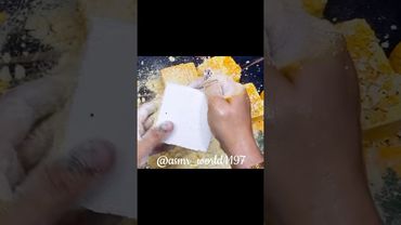 Homemade Blocks #oddlysatisfying #crushingtime #relax #rainbowsoap #cornstarch #satisfying #crunchy