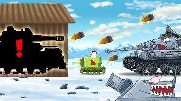 I HAVE TO GET INTO THE MONSTER COSTUME! - Cartoons about tanks