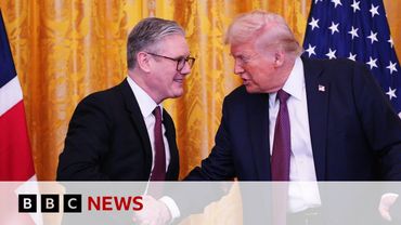 UK temporarily spared from Donald Trump's 50% steel tariffs | BBC News