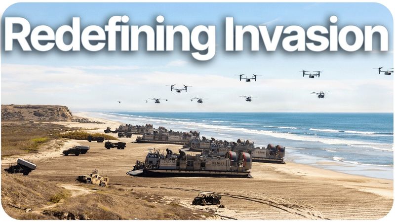 How do US Marines actually storm beaches today?