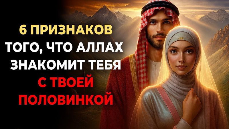 ШЕСТЬ ЗНАКОВ ОТ АЛЛАХА, что вы скоро встретите свою любовь. Пятый вы игнорируете.